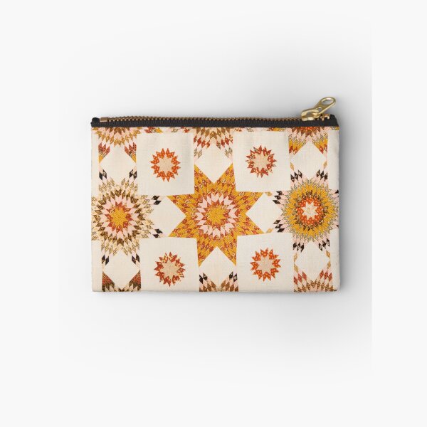 Item preview, Quilt, Star of Bethlehem pattern variation (1840-50) designed and sold by unsung.art [].