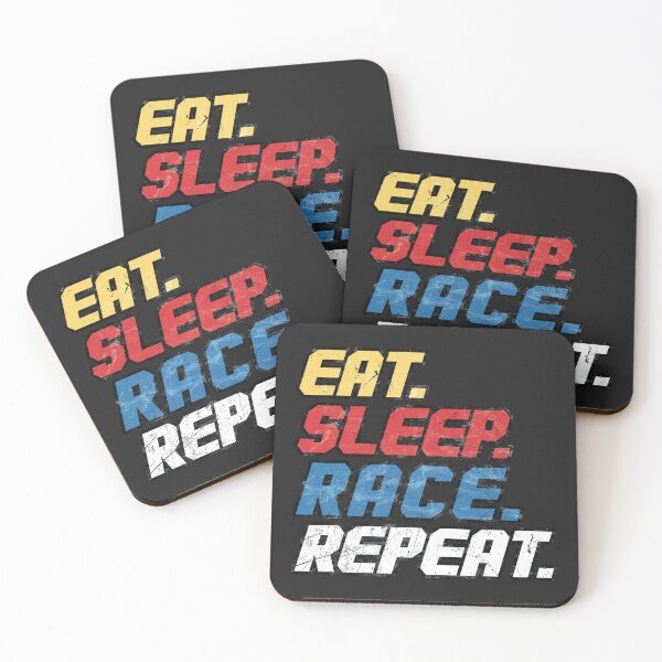 Artikelvorschau, Eat Sleep Race Repeat - Rennwagen entworfen und verkauft von Numero14.