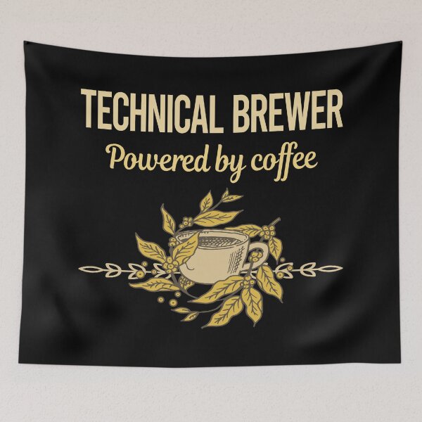 Item preview, Powered By Coffee Technical Brewer designed and sold by trinayolkcelia.