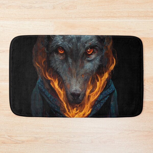 Item preview, Fire Wolf In The Cloak designed and sold by tantann.