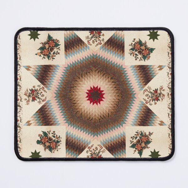 Item preview, Star of Bethlehem Quilt (1835) designed and sold by unsung.art [].
