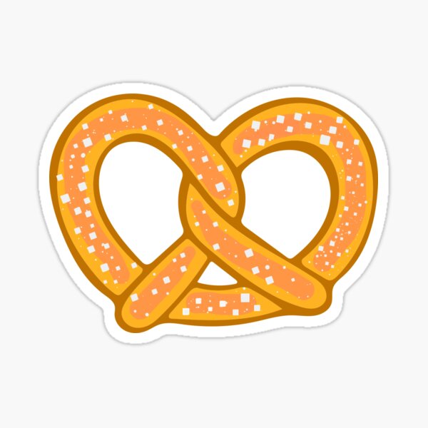 Pretzel Sticker For Sale By Maddylaw4 Redbubble