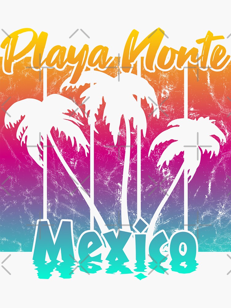 "Playa Norte Mexico" Sticker for Sale by phys Redbubble