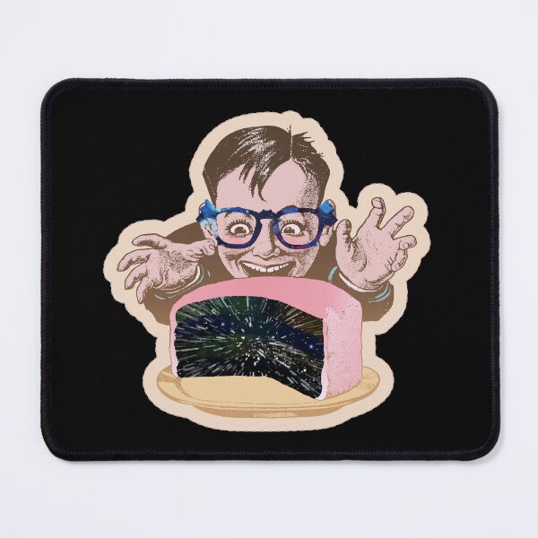 Item preview, Happy Kid with Space Cake - Space Warped Design for Cool Children T-shirts and other accessories designed and sold by Ridiculam Toga.