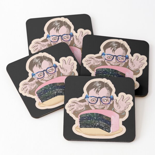 Item preview, Happy Kid with Space Cake - Space Warped Design for Cool Children T-shirts and other accessories designed and sold by Ridiculam Toga.