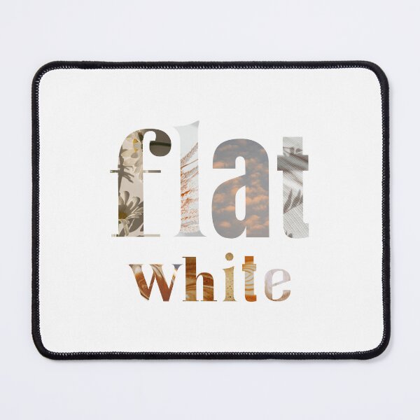 Item preview, Flat white coffee aesthetic designed and sold by Createez.