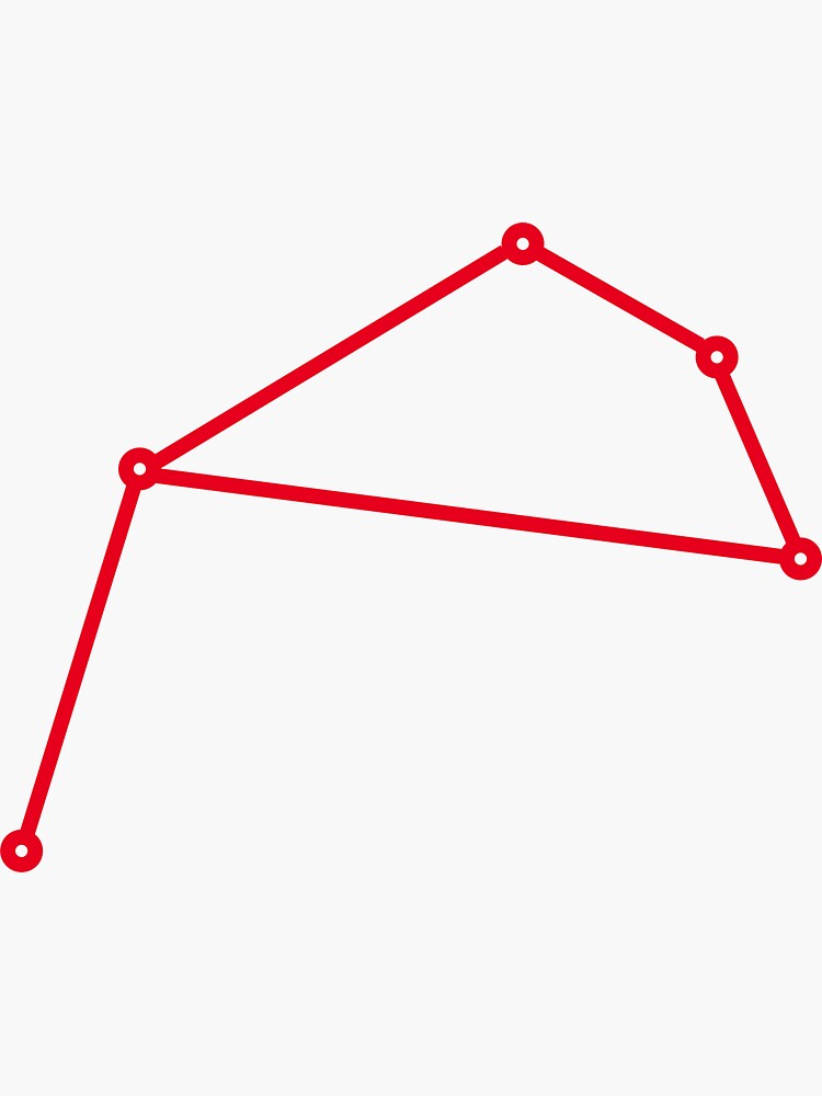 "antlia air pump star constellation" Sticker for Sale by Sid0908