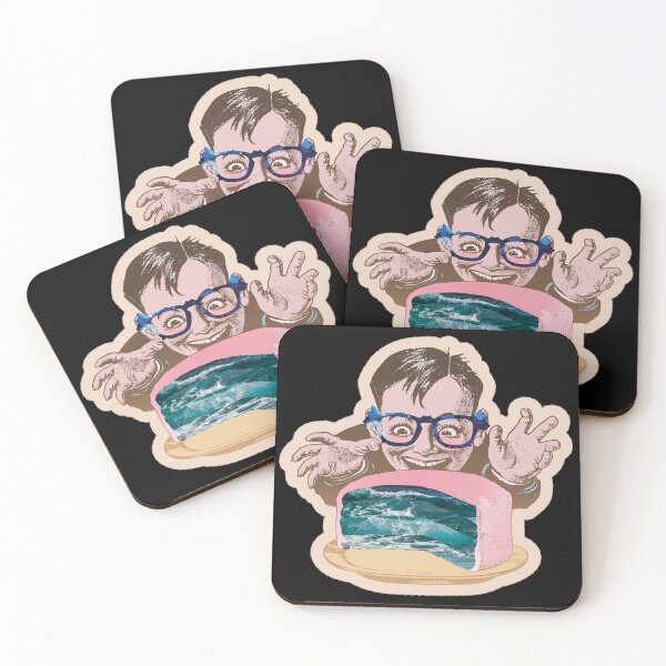 Item preview, Happy Kid with Space Cake - Water Wave Splash Design for Cool Children T-shirts and other accessories designed and sold by Ridiculam Toga.