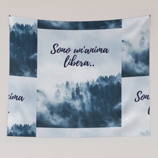 Item preview, I am a free soul - popular Italian quotes theme gifts  designed and sold by RebelliousRosee.