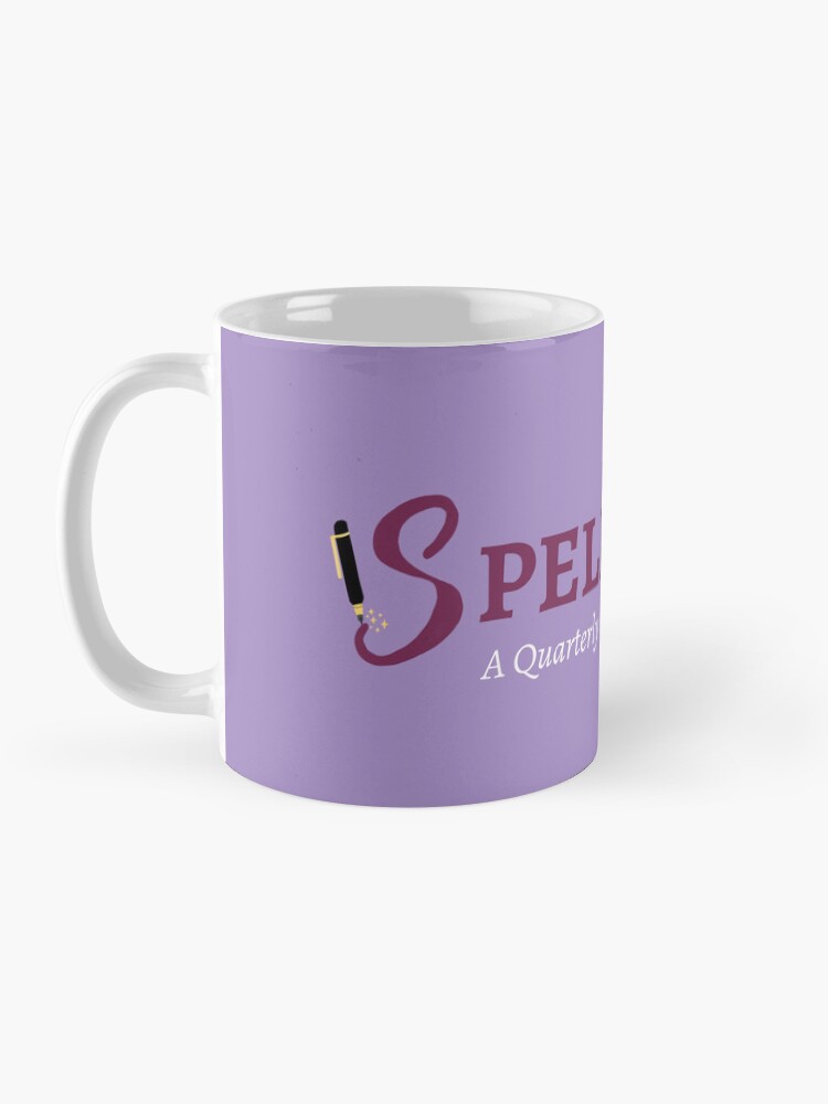 Thumbnail 3 of 6, Coffee Mug, Spellbinder Lilac Header-style Logo designed and sold by spellbindermag.