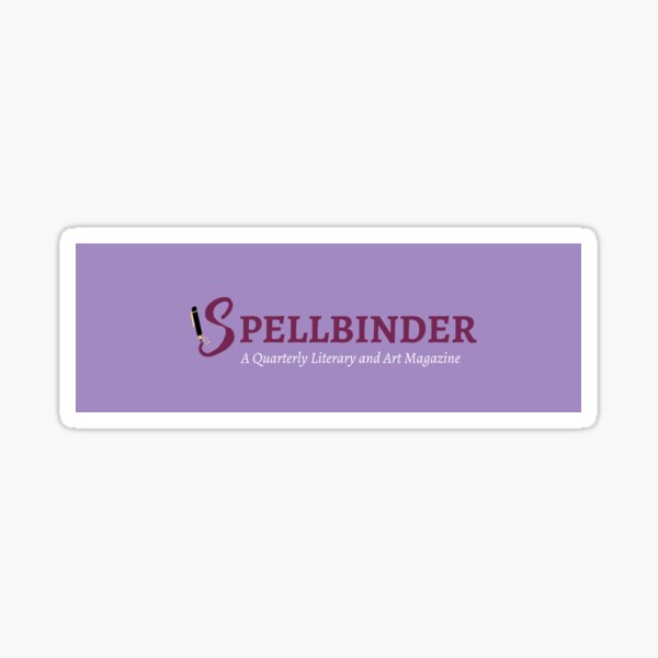 Spellbinder Lilac Header-style Logo Sticker