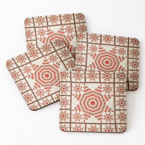 Item preview, Star of Bethlehem Quilt (1845) designed and sold by unsung.art [].