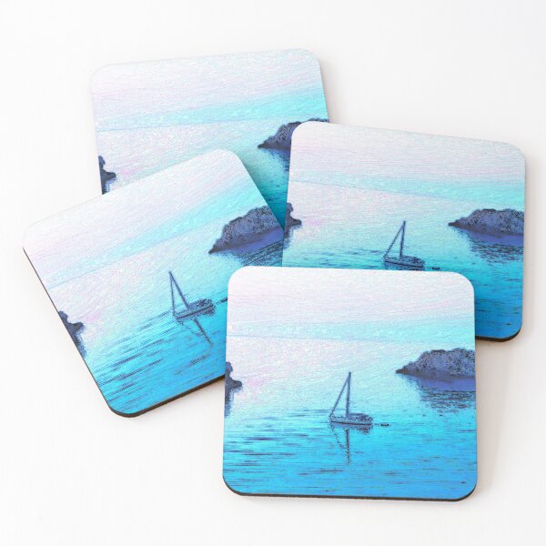 Item preview, A Yacht in blue designed and sold by PicsByTony.