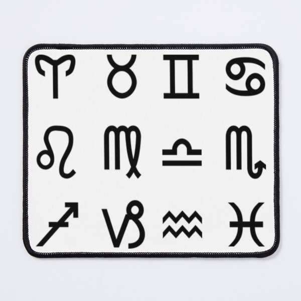 Item preview, All 12 Zodiac or Astrological signs symbols seamless patterns. designed and sold by BEAUTY ⭐⭐⭐⭐⭐.