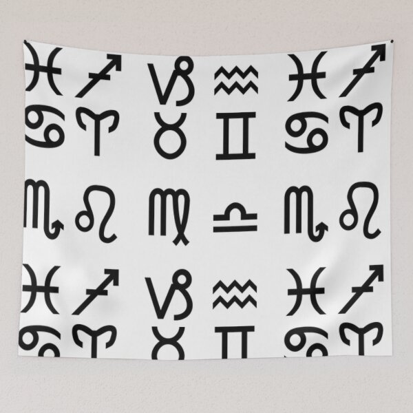 Item preview, All 12 Zodiac or Astrological signs symbols seamless patterns. designed and sold by BEAUTY ⭐⭐⭐⭐⭐.