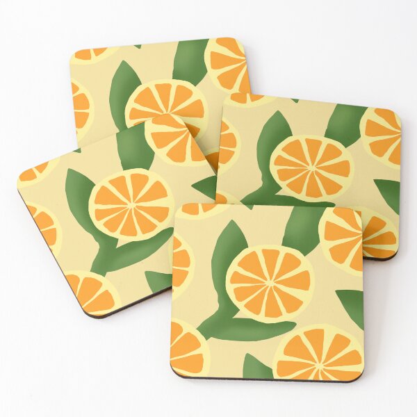 Item preview, Cut oranges on orange backgroung. Illustration for background and wallpaper designed and sold by ggstore11.