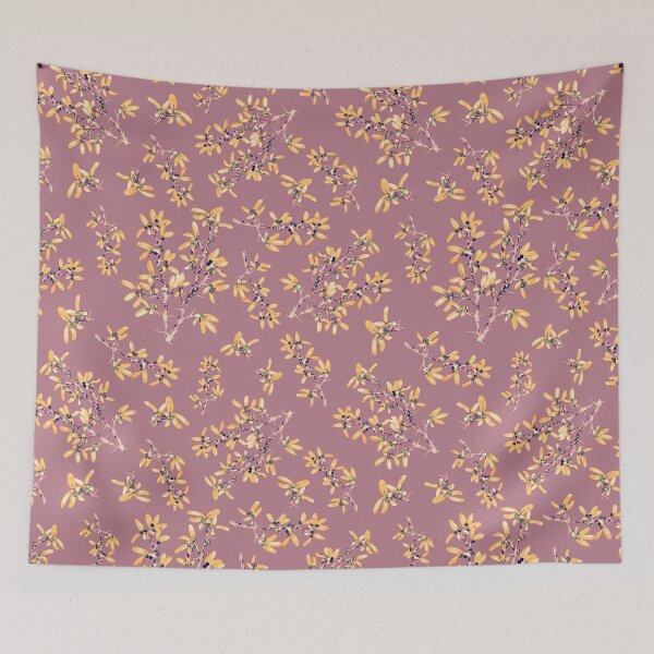 Item preview, Blackthorn Branches Purple Yellow designed and sold by Amalus-files.