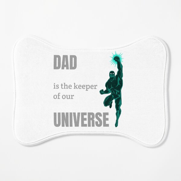 Super Hero Dad Dog Mat
