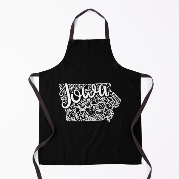 Item preview, Iowa Black And White Map designed and sold by OutcastBrain.