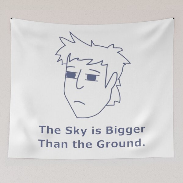 Item preview, Gavin Free - The Sky is Bigger Than the Ground designed and sold by Anime Pandemonium.