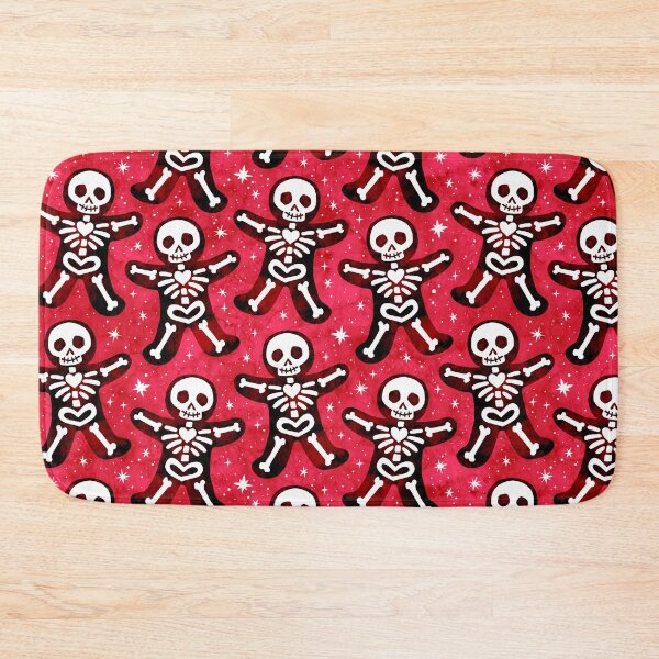Item preview,  Gingerdead Creepmas Skeletons Red designed and sold by Paisley Yazel.