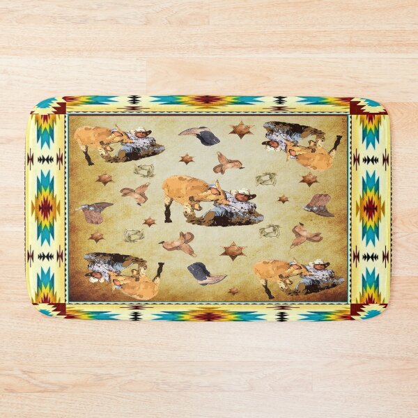 Item preview, Steer Wrestler Multi Pattern - Bulldoggers Pattern Design designed and sold by handsoftime2020.