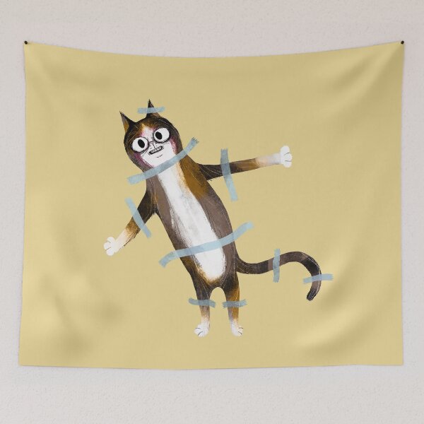 Item preview, Stuck Cat designed and sold by Nici Gregory.