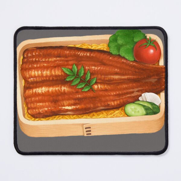 Item preview, Grilled Unagi Noodles Bento Unadon  designed and sold by HansjorBeier.
