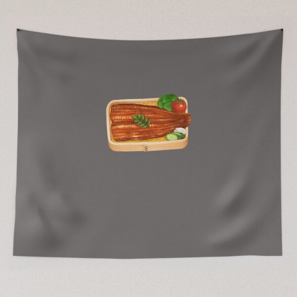 Item preview, Grilled Unagi Noodles Bento Unadon  designed and sold by HansjorBeier.