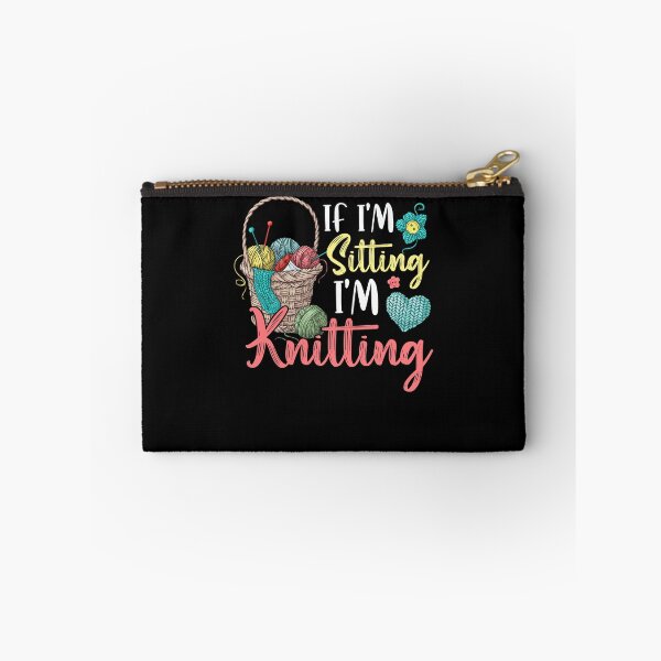 Item preview, If I'm Sitting I'm Knitting designed and sold by Rich-Bogus.
