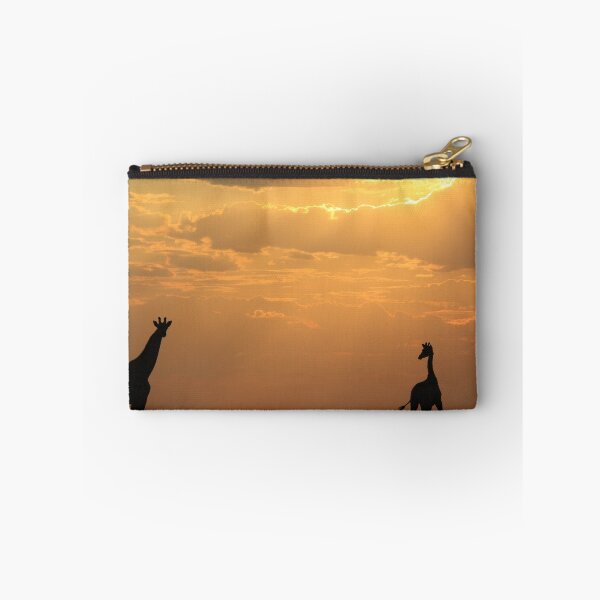 Item preview, Giraffe Sunset - African Wildlife - Silhouette Pair designed and sold by LivingWild.