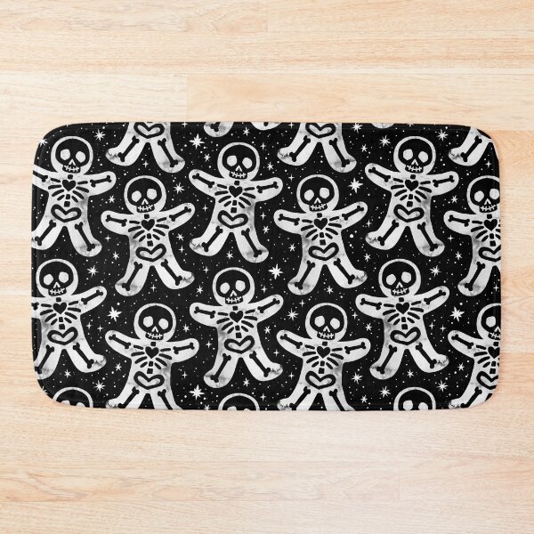 Item preview,  Gingerdead Creepmas Skeletons Black designed and sold by Paisley Yazel.