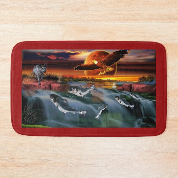 Item preview, Moon is up, River is flowing, Fish are jumping, World is working perfectly. designed and sold by Patricia Brown.
