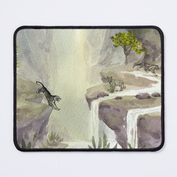 Item preview, Chinese Landscape Painting Tigers Forest Nature designed and sold by Sagittarius-Lin.