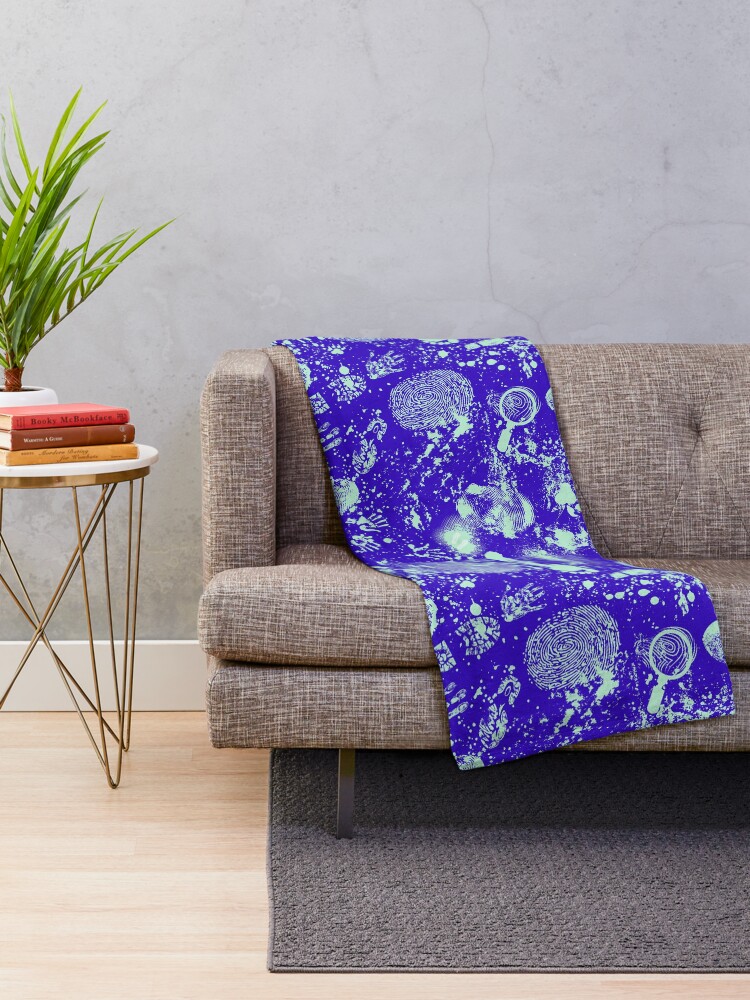 Luminol Chemical Formula Velveteen Blanket - True shops Crime Fan - Serial Killer Enthusiast - Halloween - Crime Scene - CSI