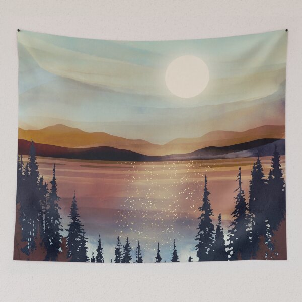 Item preview, Summer Lake Sunset designed and sold by spacefrogdesign.