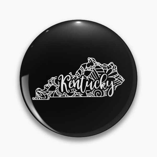 Item preview, Kentucky Black And White Map designed and sold by OutcastBrain.
