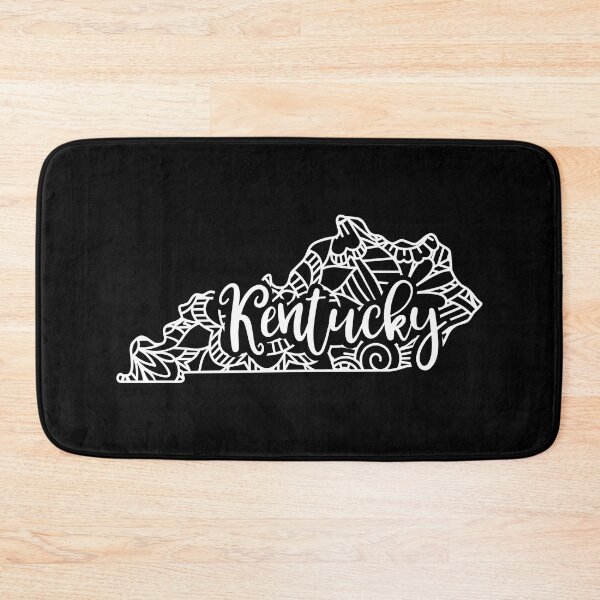 Item preview, Kentucky Black And White Map designed and sold by OutcastBrain.