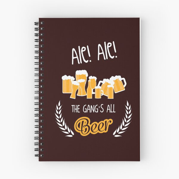 Item preview, Ale! Ale! The Gang's All Beer! Craft Beer Brewery designed and sold by 5ftshirt.