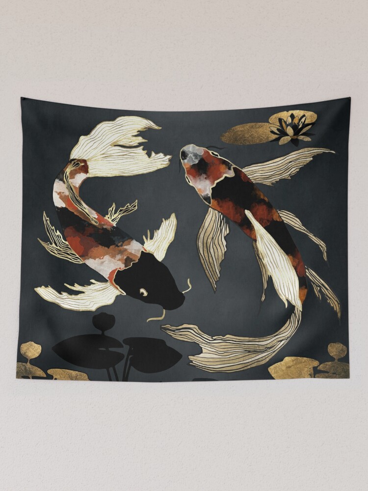 Koi tapestry best sale