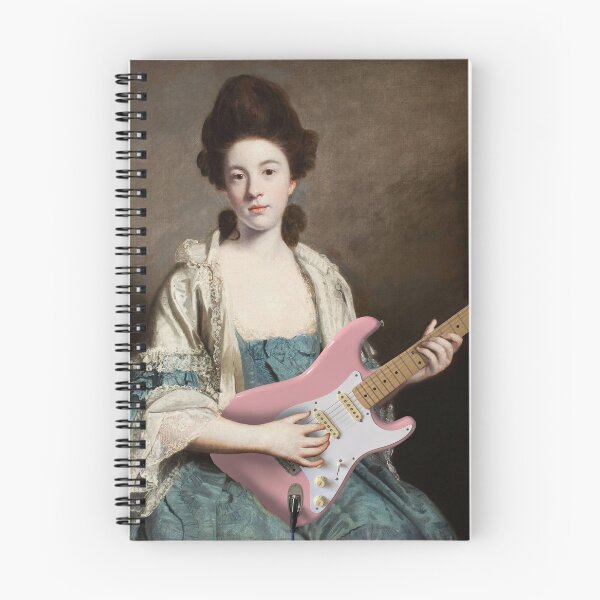 Item preview, Chica con guitarra - Pintura al óleo Moody Maximalism designed and sold by thejamestaylor.