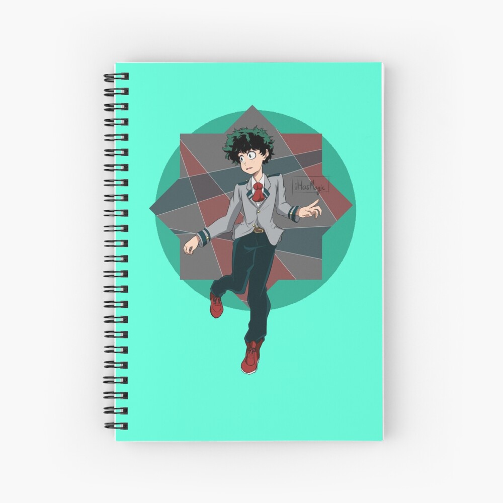 My Hero Academia Boku No Hero Academia Deku Spiral Notebook By IHasMagic Redbubble