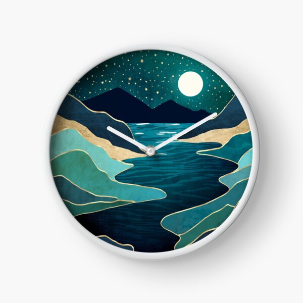 Moon Water Vista Clock