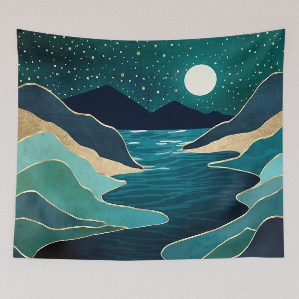 Item preview, Moon Water Vista designed and sold by spacefrogdesign.