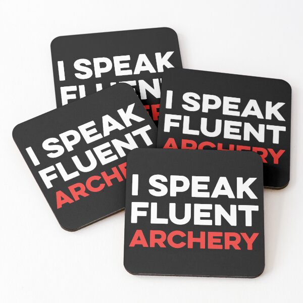 Item preview, I Speak Fluent archery designed and sold by TendyTees.