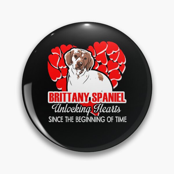 Item preview, Brittany Spaniel Unlocking Hearts designed and sold by UnknownArtistt.