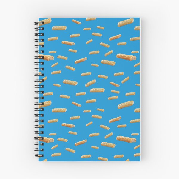 Item preview, Sausage Rolls pattern, blue designed and sold by TheArtfulBadger.