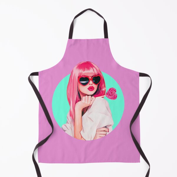 Item preview, Cartoon pin up sexy woman lollipop sunglases big lips designed and sold by · GAMING SOUL ·.
