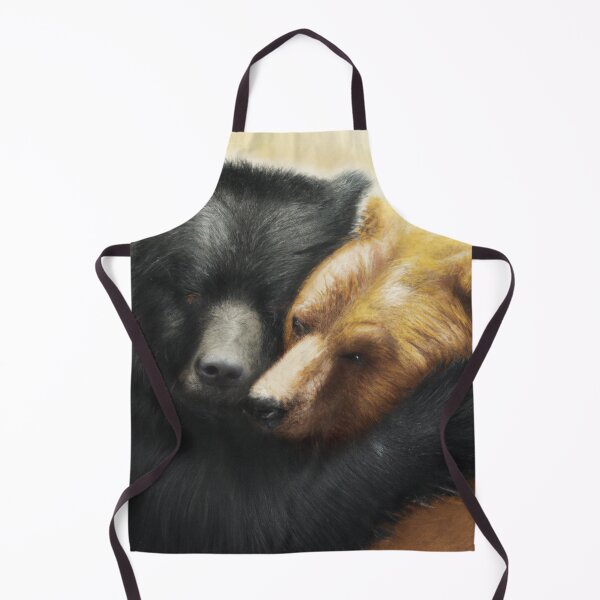 Item preview, Asiatic Black Bear and Brown Grizzly Bear Hug designed and sold by Parag's Travel Shop.