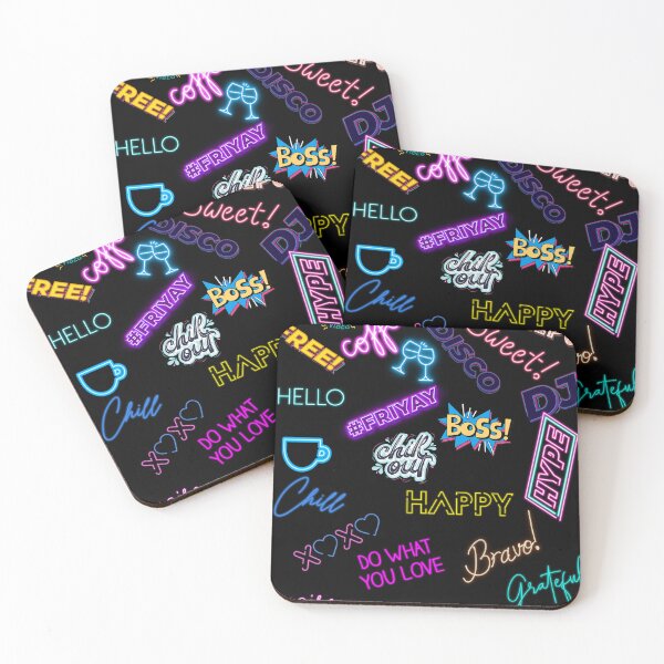 Item preview, Neon Texts Pop Art Pop Culture  designed and sold by Denefie.